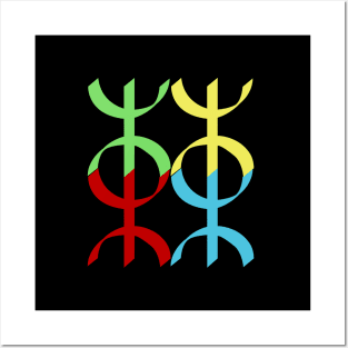 TIFINAGH - Berber Tifinagh - Amazigh Tifinagh Posters and Art